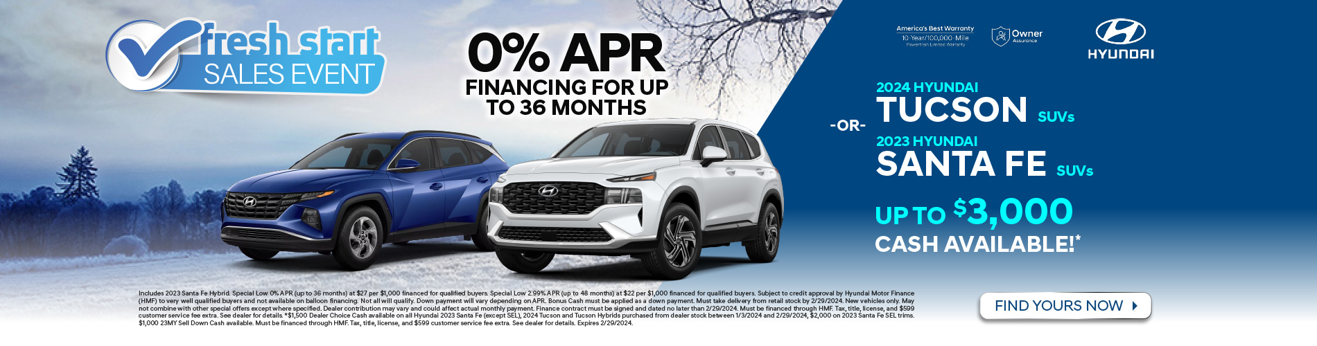 0% APR Financing for up to 36 Months